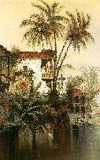 Edwin Deakin Old Panama oil on canvas